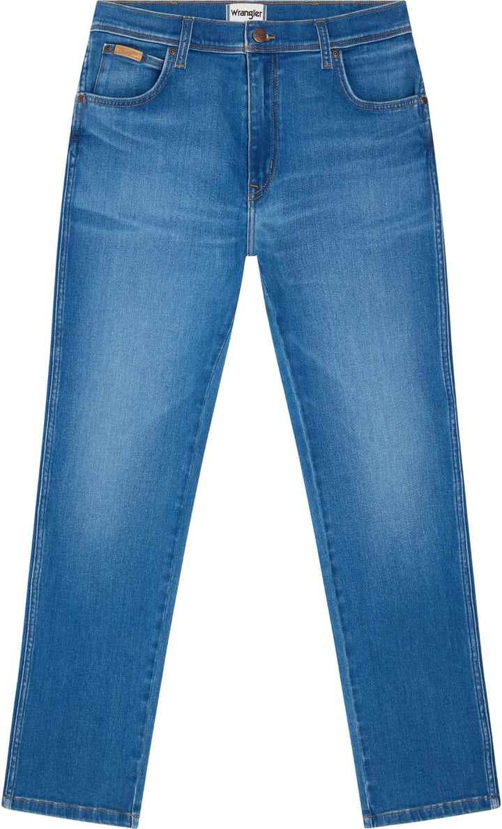 Wrangler Texas Stretch W121XU13M Herren Jeanshosen/Lang, Karotte (Tapered) 32W / 32L Rustic