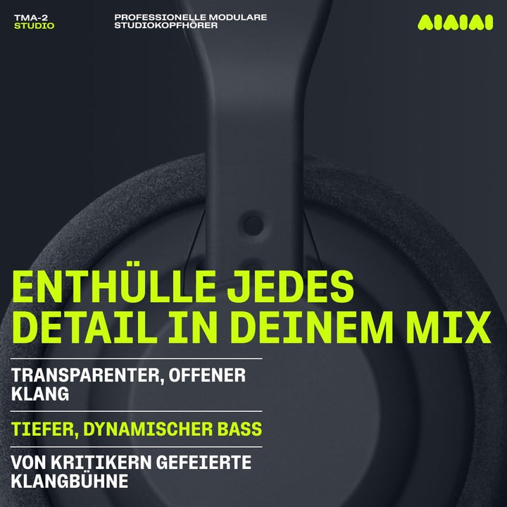 AiAiAi TMA-2 Studio DJ Over Ear Kopfhoerer Over Ear Schwarz