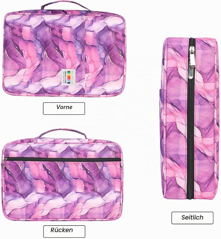 BOMKEE Federmäppchen Grosse, 304 Schlitze Etui Stifte Schule Federmappe Federtasche Mäppchen Grosse