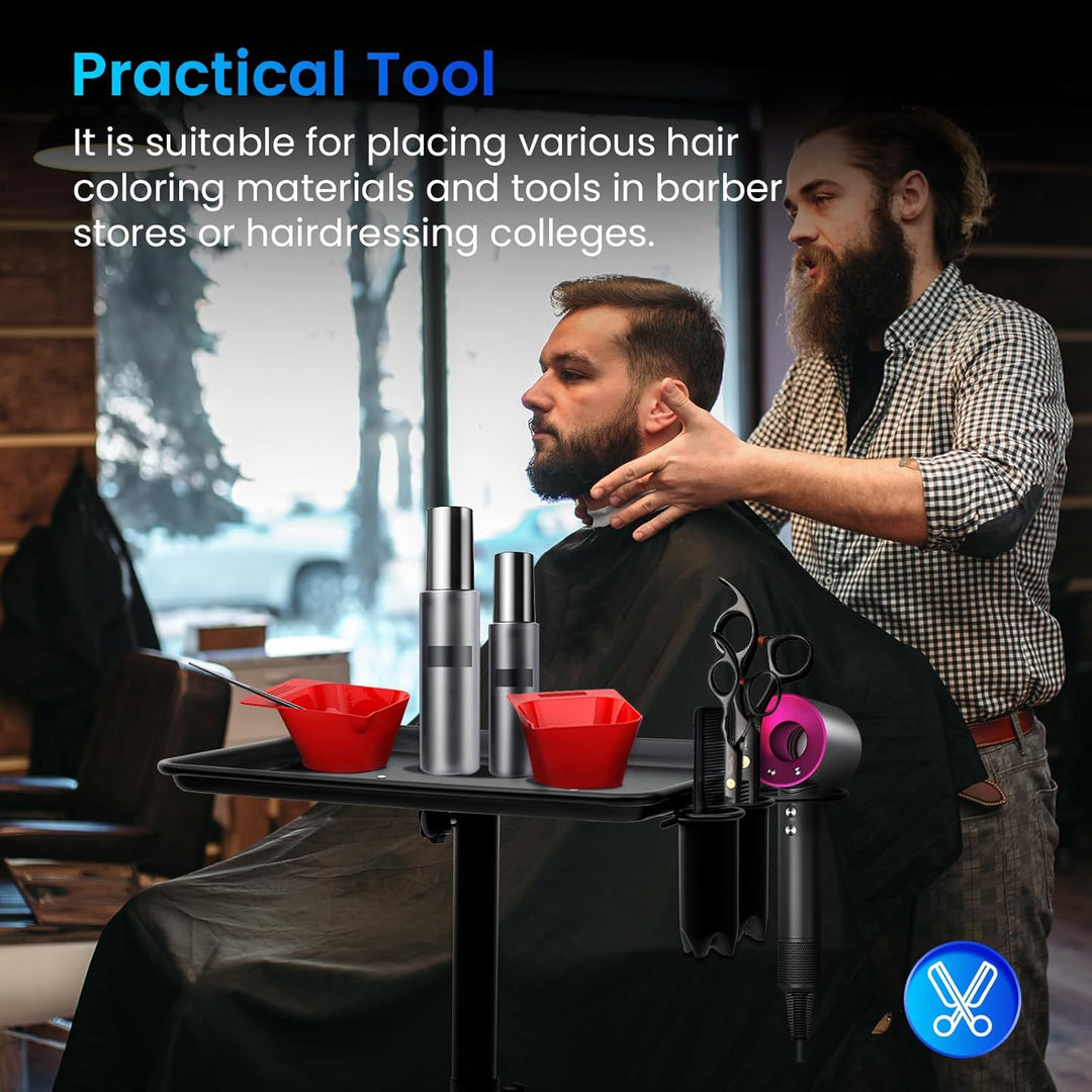 LENJKYYO Friseurwagen Arbeitswagen Kosmetikwagen Bedienwagen Salonhilfe Friseurwagen Salonwagen Gerä