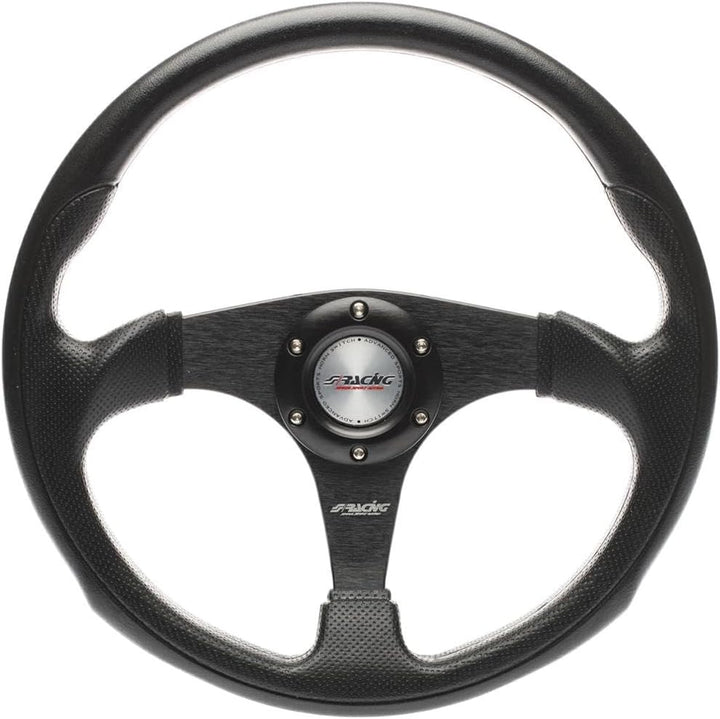 Simoni Racing BPU320N Barchetta Universal Steering Wheel, Schwarz