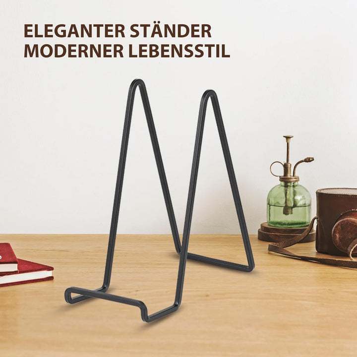 Staffelei Aufsteller Teller Ständer Metall - Tellerständer Gross - Deko Tellerhalter - Dekoteller Ha