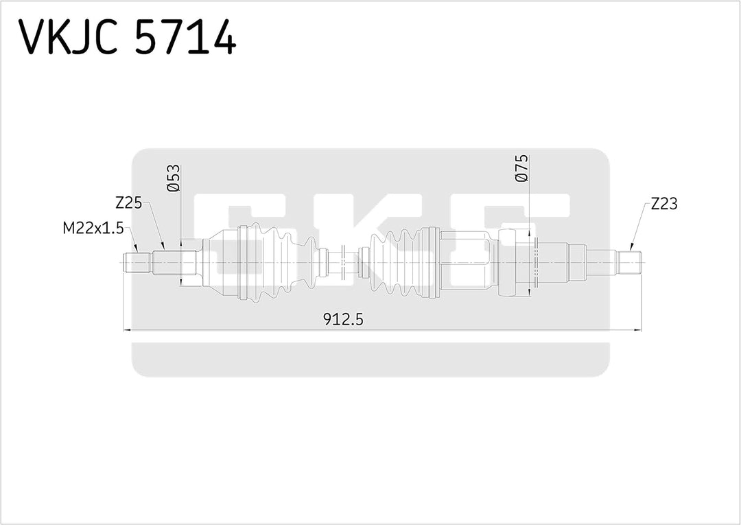 SKF VKJC 5714 Antriebswelle