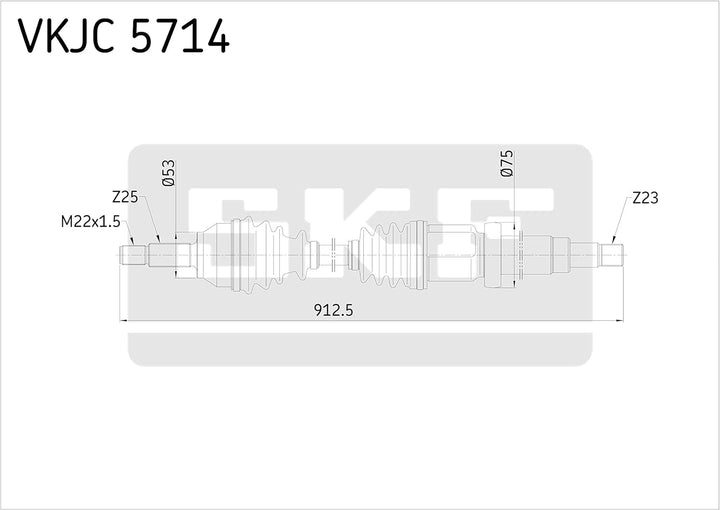 SKF VKJC 5714 Antriebswelle