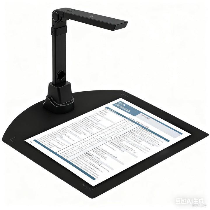 A3 Document Scanner USB Dokumentenscanner 13MP Faltbare Buchscanner OCR Visualizer 3-Level LED Dokum