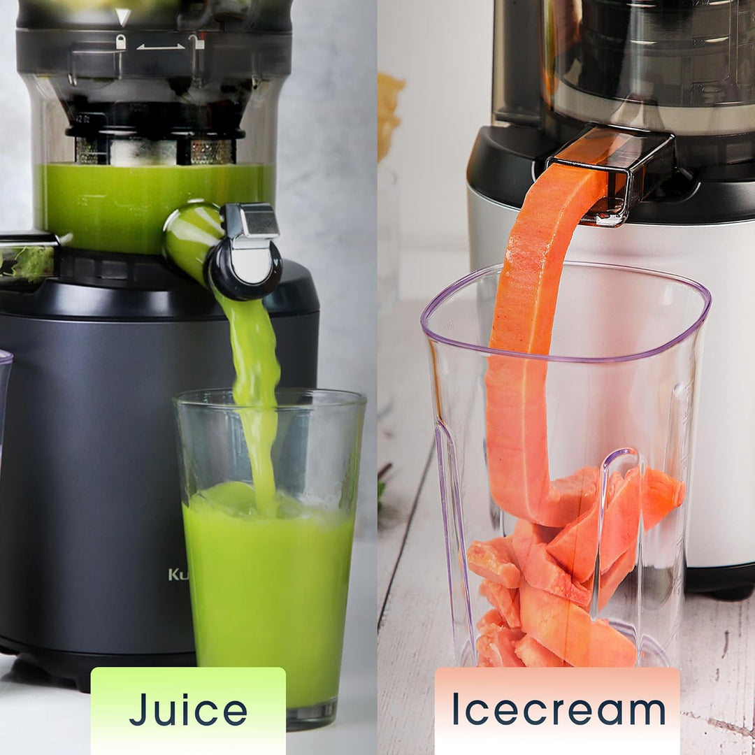 Kuvings Slow Juicer AUTO6 | Entsafter Gemüse und Obst, Elektrische Kaltpresse, Ruhiger Motor, Leicht