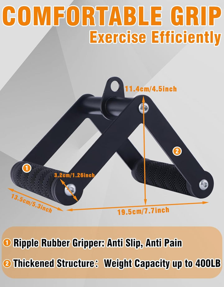 Fitarc Double D Reihe Griff, LAT Pull Down Griff, LAT Pulldown Anbauteile, Close Grip Kabel Befestig