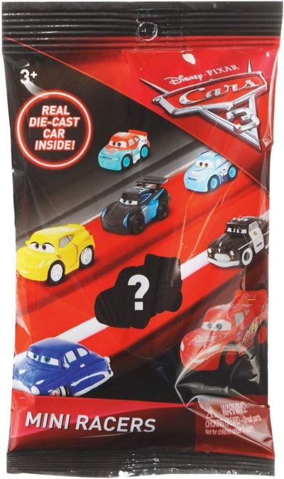 Bundle of 6: Disney Pixar Cars 3 Die-Cast Mini Racers Blind Bags