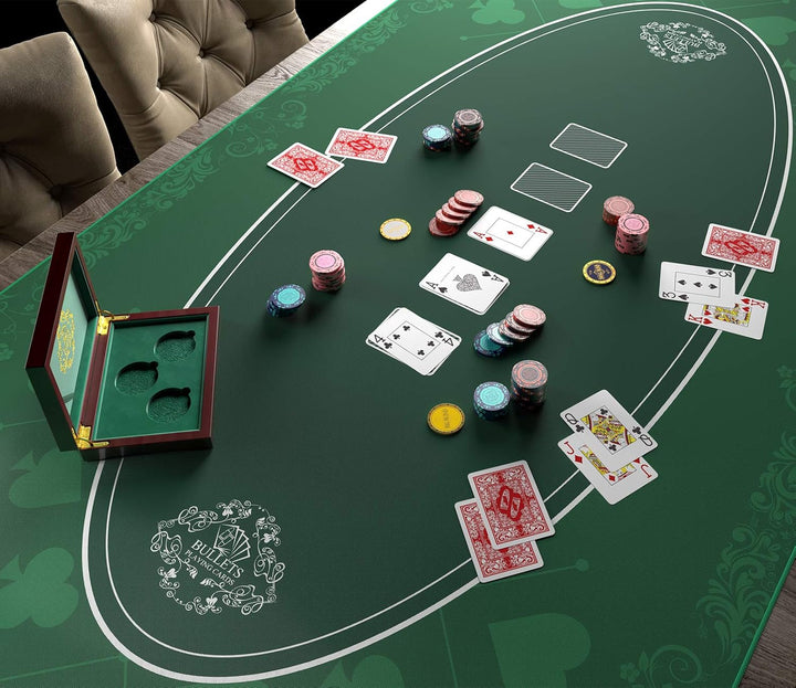 Bullets Playing Cards, Dealer Button Set aus Metall