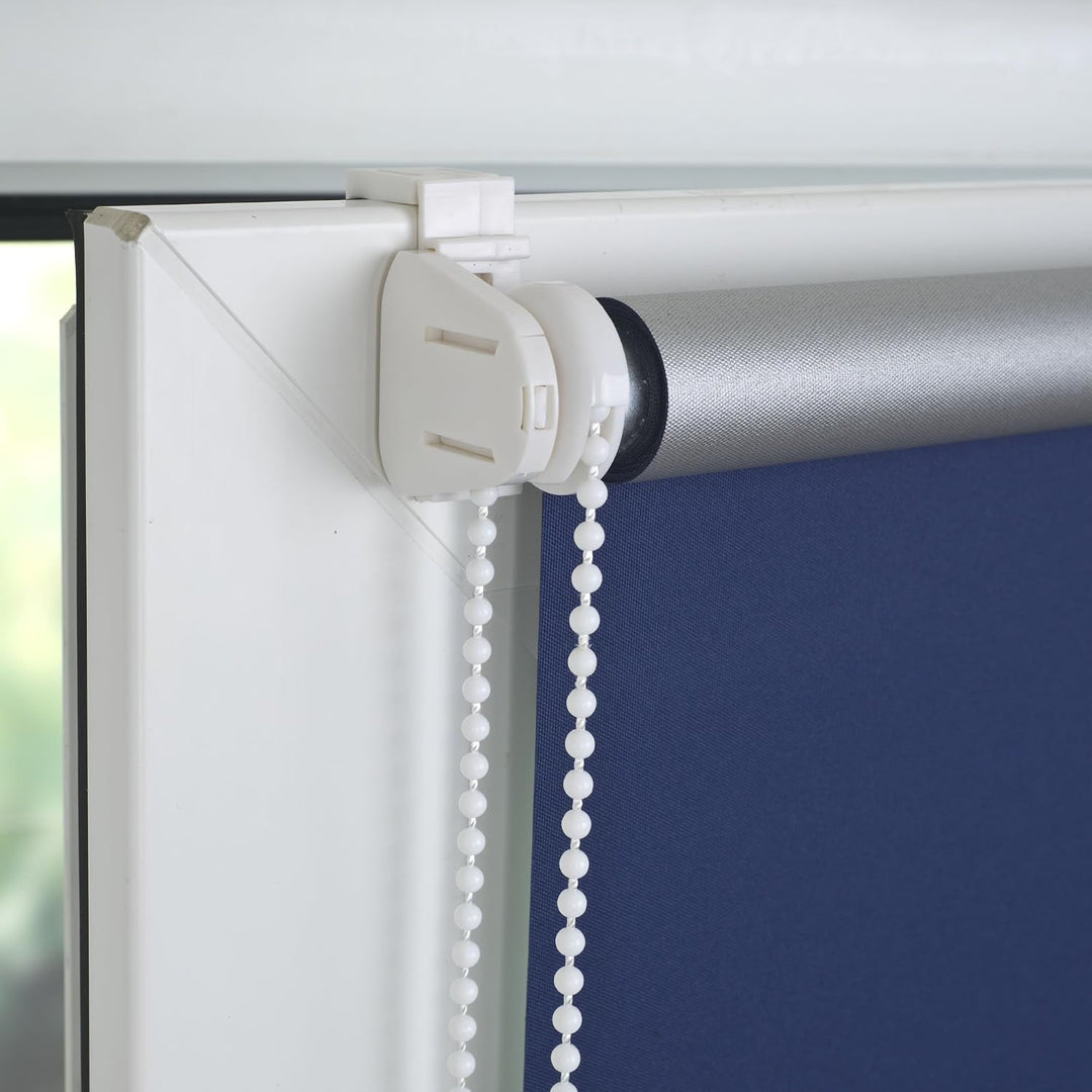 Liedeco® Rollo Klemmfix Thermobeschichtet - 100 x 150 cm blau (Breite x Höhe) / lichtundurchlässig B