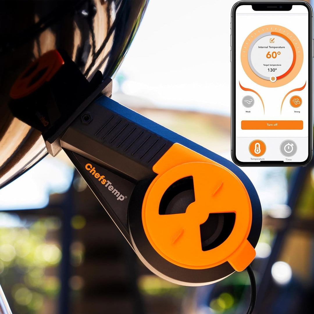 ChefsTemp Breezo V2 BBQ Temperaturregelung Ventilator für Grills und Smoker | Kabellose APP-Automati