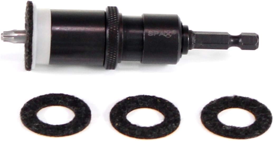 SPAX Drive STOP, variabler Tiefenbegrenzer, SPAX-Bit T-STAR plus T25 INOX (rostfrei) und 3 Stück Ers