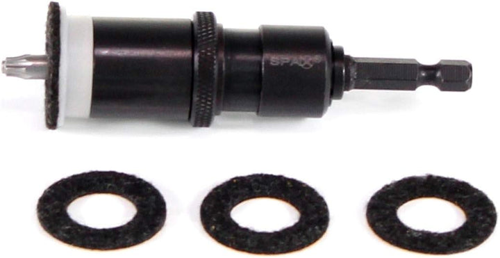 SPAX Drive STOP, variabler Tiefenbegrenzer, SPAX-Bit T-STAR plus T25 INOX (rostfrei) und 3 Stück Ers