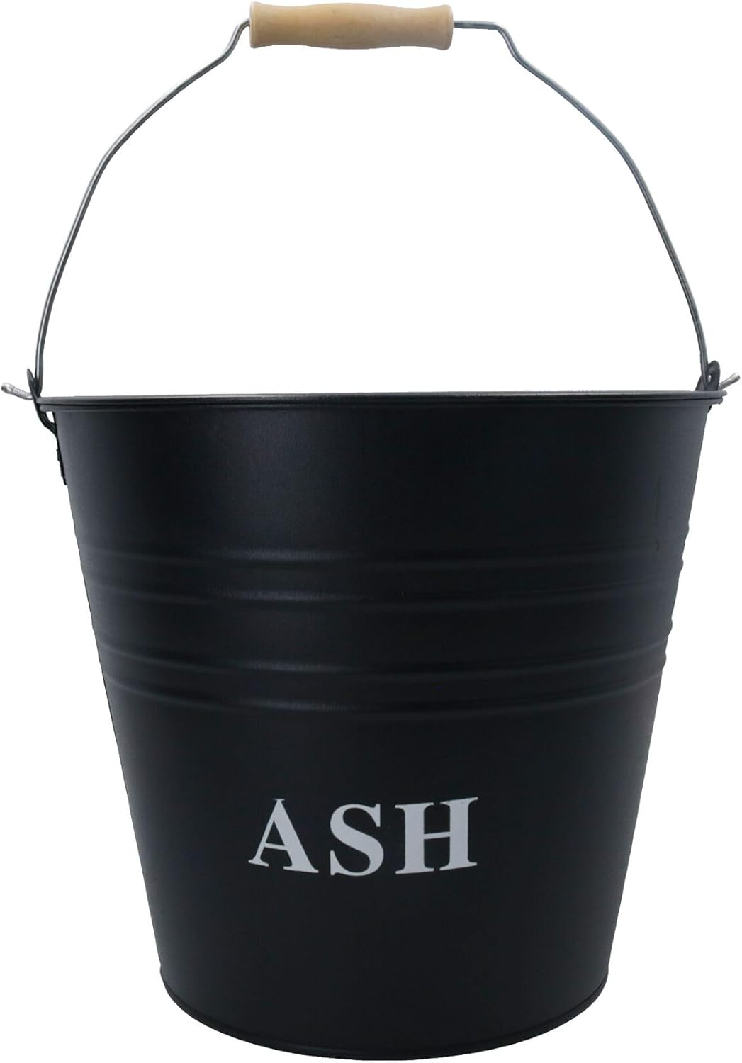 AB Tools Aschekübel aus Metall, 12 l, Deckel mit Deckel, Kamin, Kamin Mülleimer, Scuttle Halter, Koh