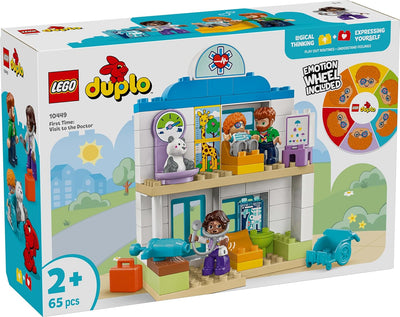 LEGO DUPLO Town Erster Arztbesuch, Bauspielzeug, Spielset zur Förderung der Feinmotorik, Geschenk fü