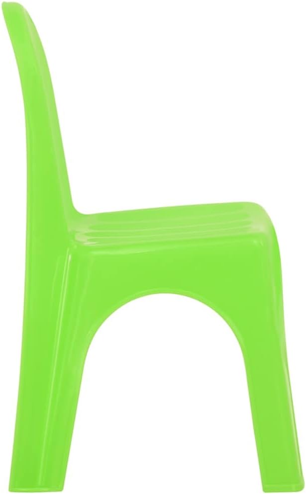 Kindertisch und Stuhlset aus 100% PP, UV-beständig, 55x55x37,5 cm, 4 Stühle, kinderzimmer babyzimmer