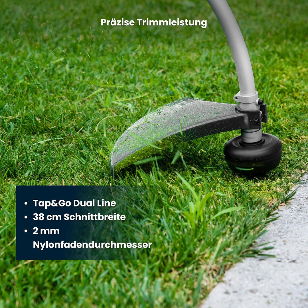 STIGA Benzin Motorsense GT 330 A (700 W), Schnittbreite 38cm, Doppelfaden-Trimmerkopf mit Tap&Go-Tec