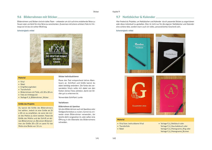 Plotten mit dem CRICUT MAKER: Das Praxisbuch - Über 60 kreative Projekte und Ideen (mitp Kreativ), P
