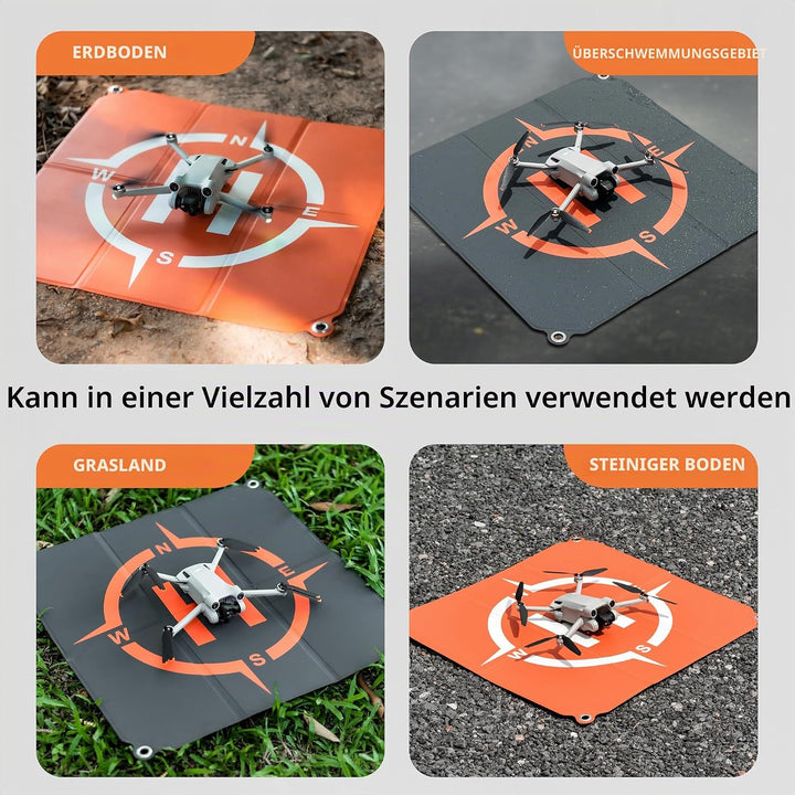 Drohnen-Landeplatz,faltbares doppelseitiges wasserdichtes Universal Helipad (22in/55cm) für DJI Mini
