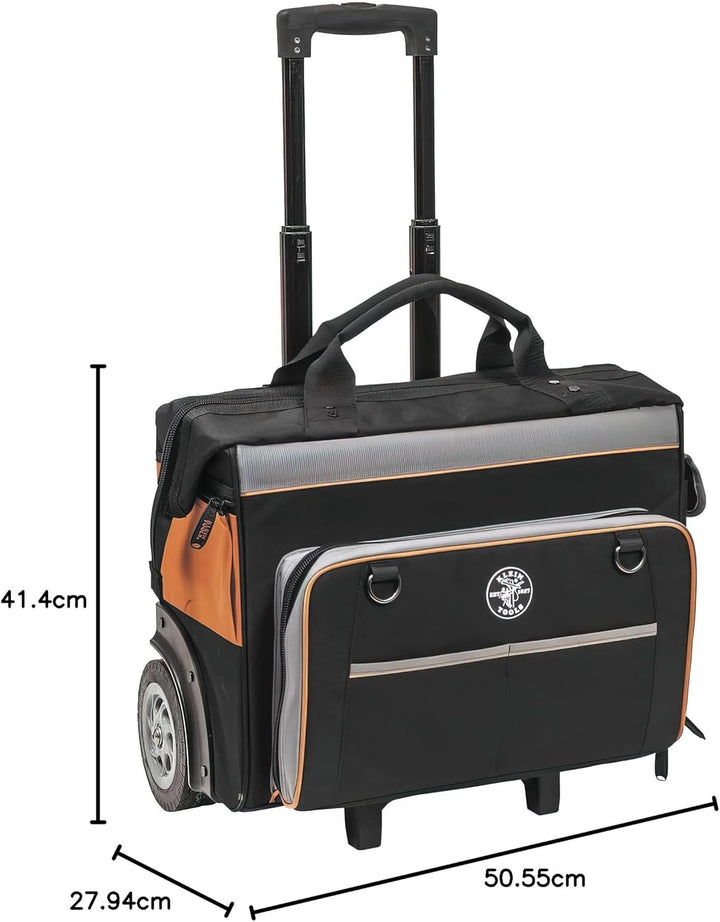 Klein Tools 55456BPL Tradesman Pro Tech Rucksack, 55452RTB Werkzeugtasche mit Rollen, Werkzeugtasche