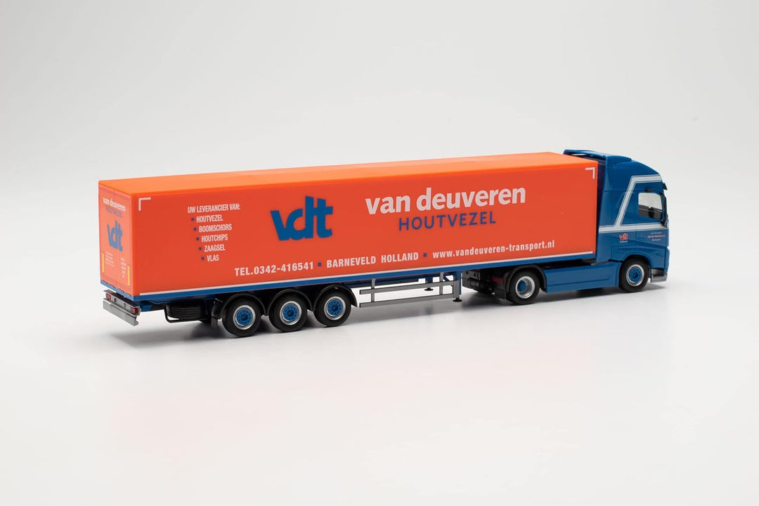 Herpa LKW Modell Volvo FH Gl. 2020 Schubboden-Sattelzug „Van Deuveren“, originalgetreu im Massstab 1