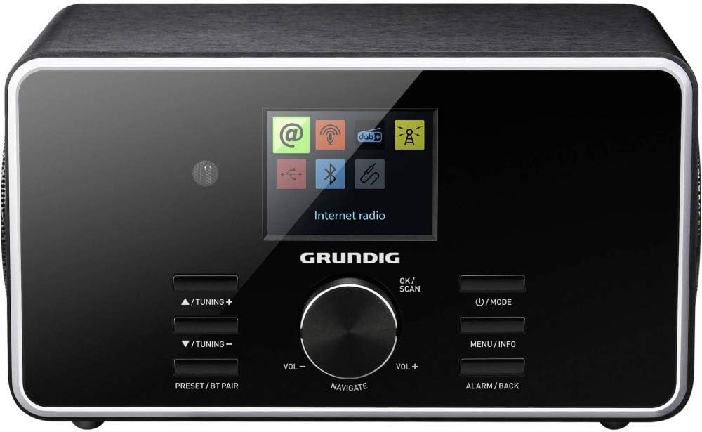 GRUNDIG GIR1120 DTR 5000 X Black, schwarz Schwarz Stereo 2.0 / All-in-one Single, Schwarz Stereo 2.0