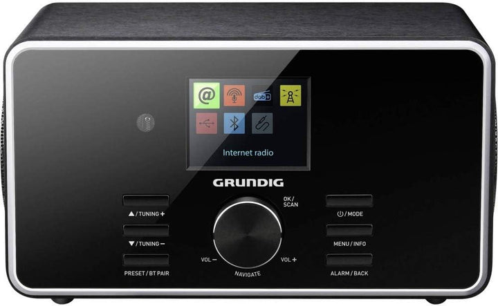 GRUNDIG GIR1120 DTR 5000 X Black, schwarz Schwarz Stereo 2.0 / All-in-one Single, Schwarz Stereo 2.0