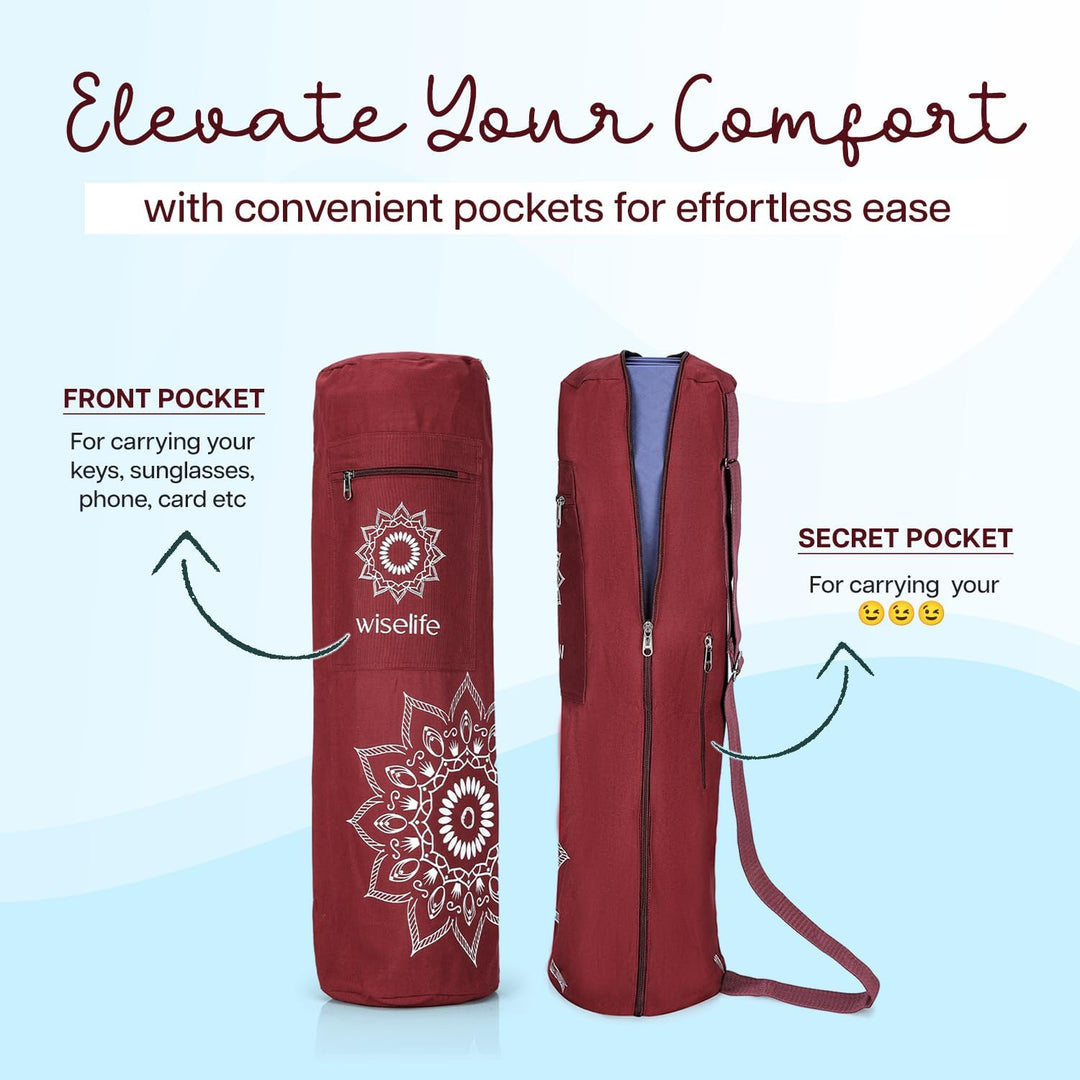 Wiselife Reisetasche und Yogamatte Tasche für Yogamatten, Tasche für Yogamatten