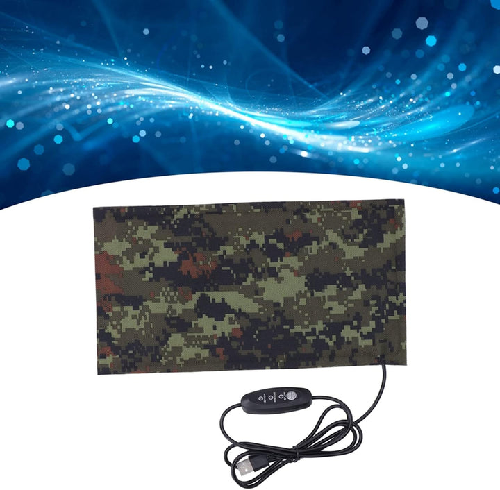 USB-Heizung, Heizblatt, USB-betrieben, Elektrische Stoffheizung, Wasserdicht, Warm, Kalt, Schutz, 3
