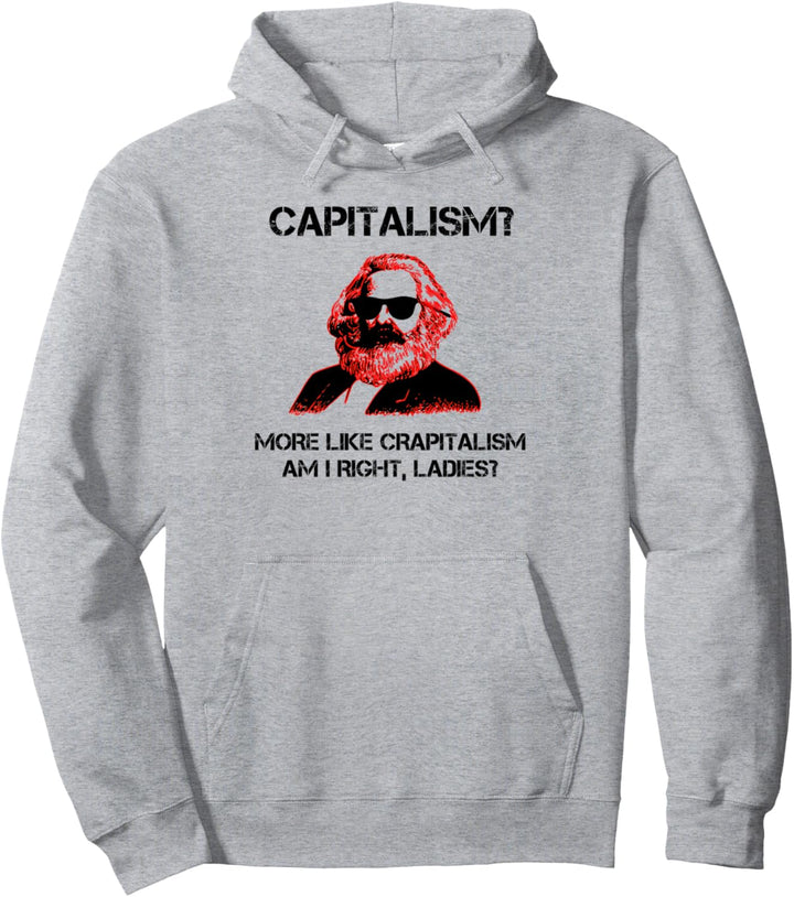 Witziges Antikapitalistisches Kommunisten Karl Marx Pullover Hoodie