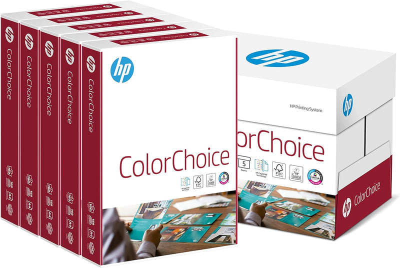 Hewlett-Packard Farblaserpapier, Druckerpapier Colorchoice CHewlett-Packard754 - 160 g DIN-A4, 1250