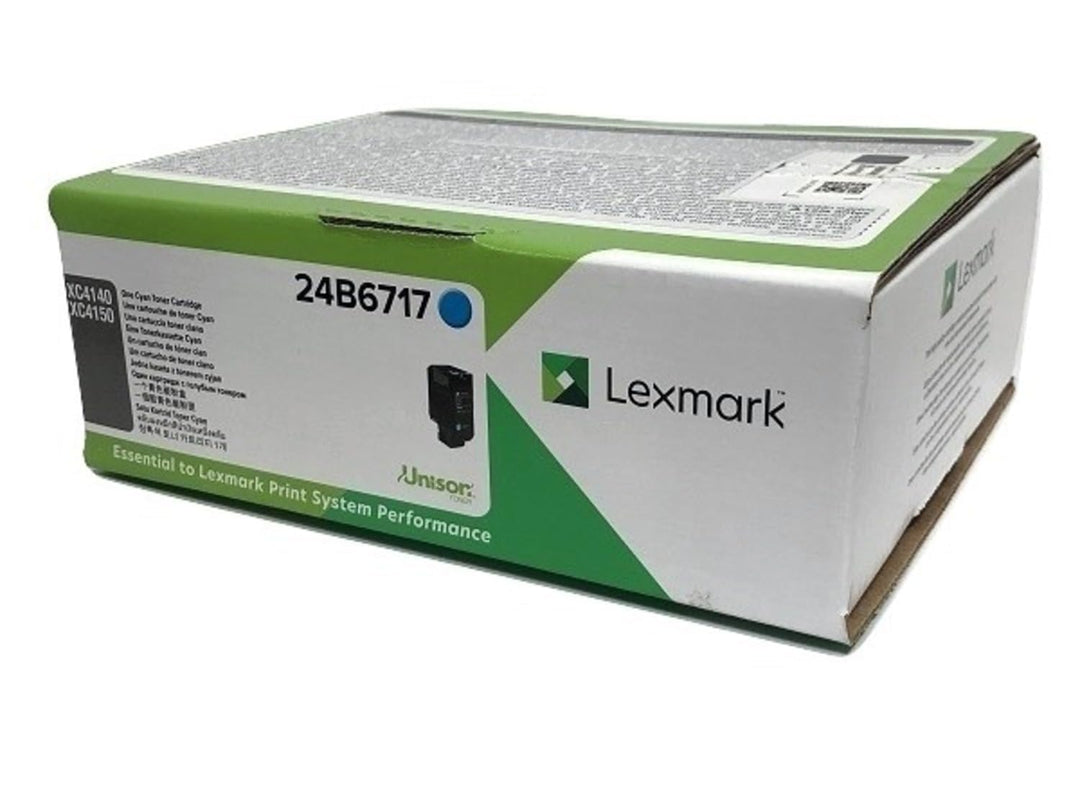 Lexmark 24B6717 Toner, Cyan, One size