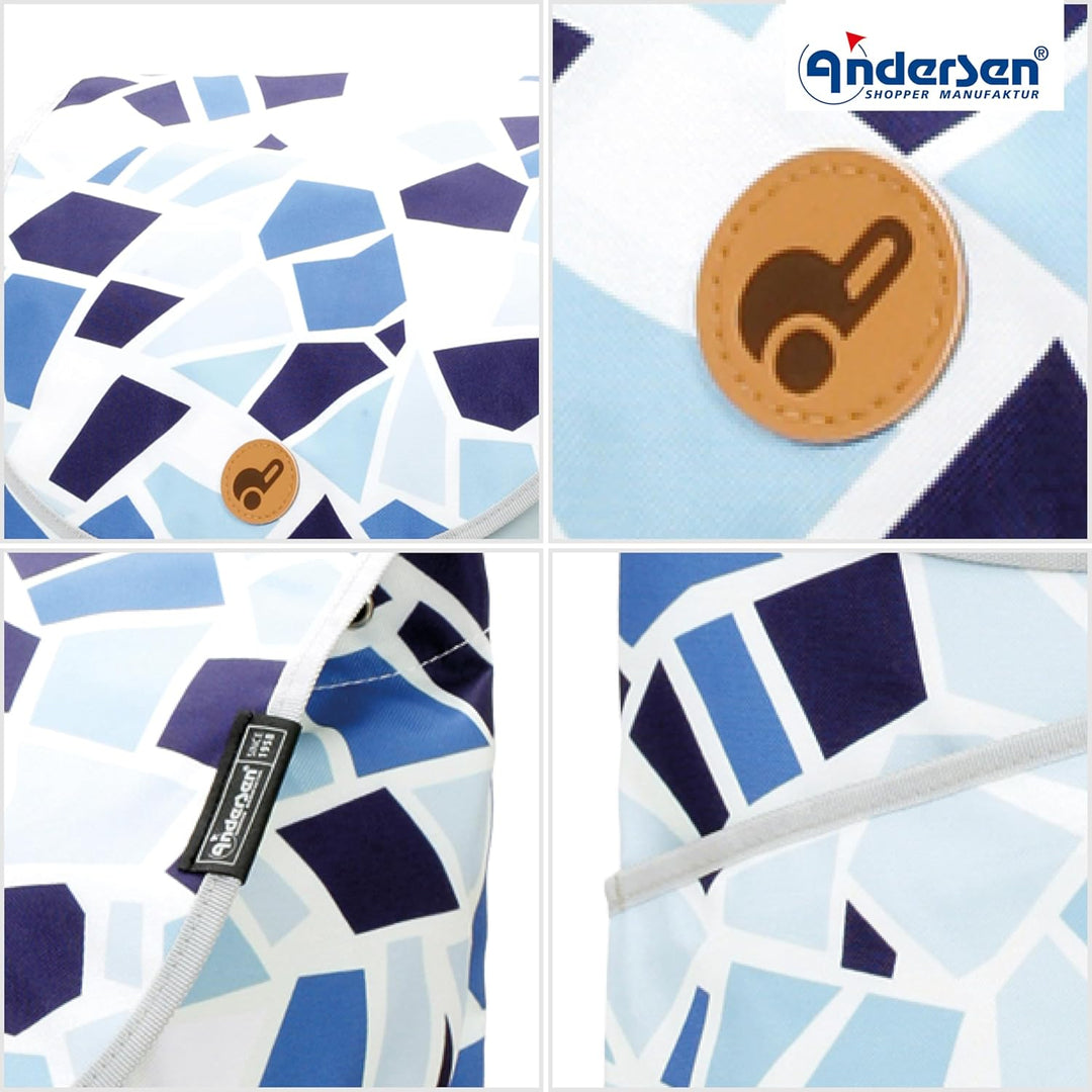 ANDERSEN Einkaufstrolley - Scala Shopper Mix A35 | mit Flüsterrädern, klappbar, aus Stahl, bis 40 kg