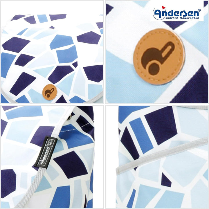 ANDERSEN Einkaufstrolley - Scala Shopper Mix A35 | mit Flüsterrädern, klappbar, aus Stahl, bis 40 kg