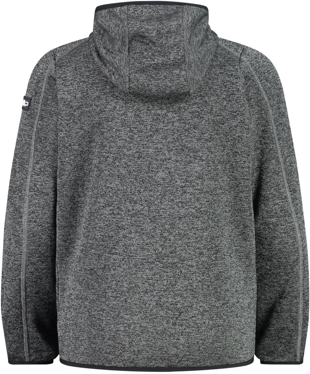 CMP Jungen Kinder-knit-tech-jacke mit Fester Kapuze Knit-Tech Kinder Jacke mit fester Kapuze 110 Ant
