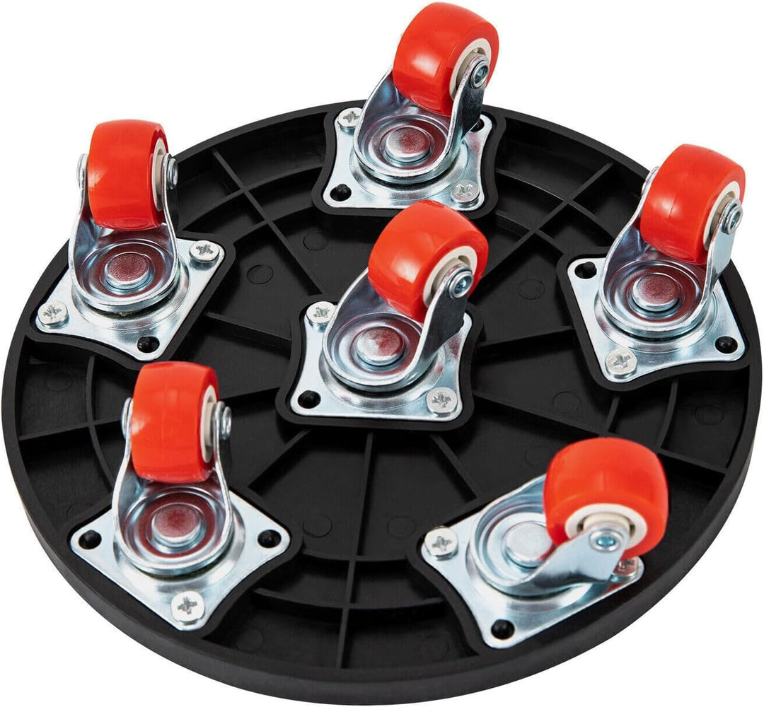 Möbel Transportrollen Set mit 6 Transportroller 4 Möbel Roller + 1 Lastenheber 360° Rotierbare Möbel