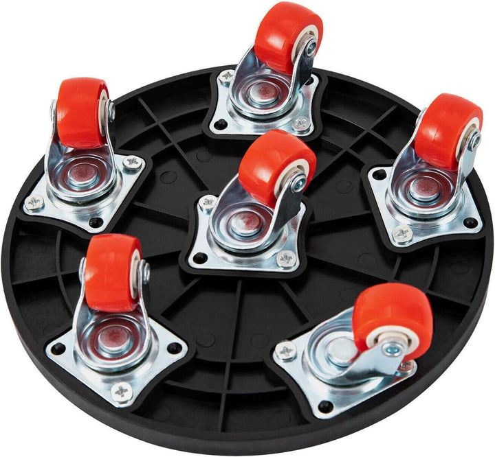 Möbel Transportrollen Set mit 6 Transportroller 4 Möbel Roller + 1 Lastenheber 360° Rotierbare Möbel