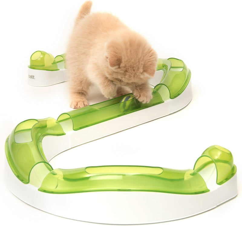 Catit Spielschiene, Wave Circuit, interaktives Spielzeug für Katzen, Wave