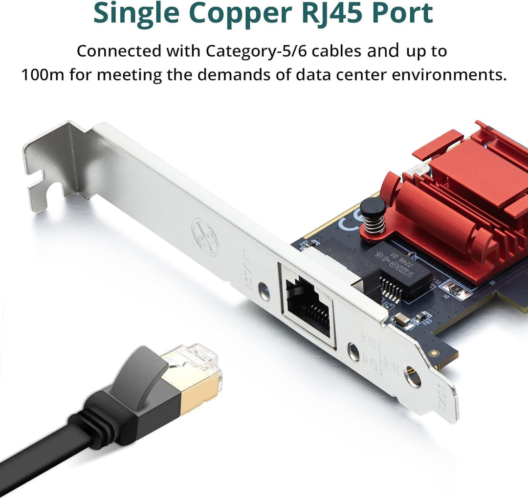 ipolex 1.25G Ethernet-Netzwerkkarte, 1x RJ45+ Port, 10GbE NIC im Vergleich zu Intel i210-T1, unterst