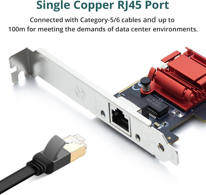 ipolex 1.25G Ethernet-Netzwerkkarte, 1x RJ45+ Port, 10GbE NIC im Vergleich zu Intel i210-T1, unterst