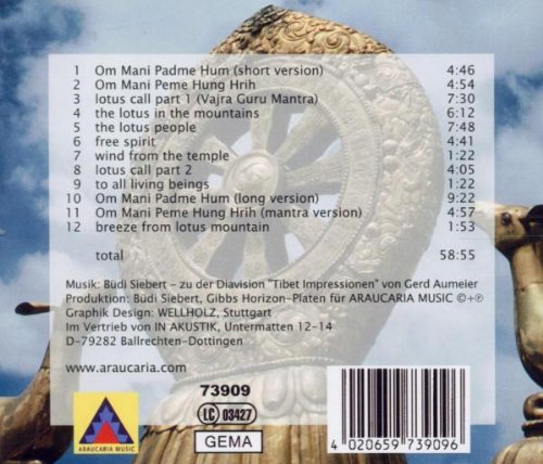 Om Mani Padme Hum, Audio-CD