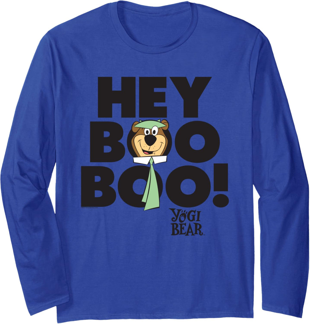 Yogi Bear Hey Boo Boo Langarmshirt