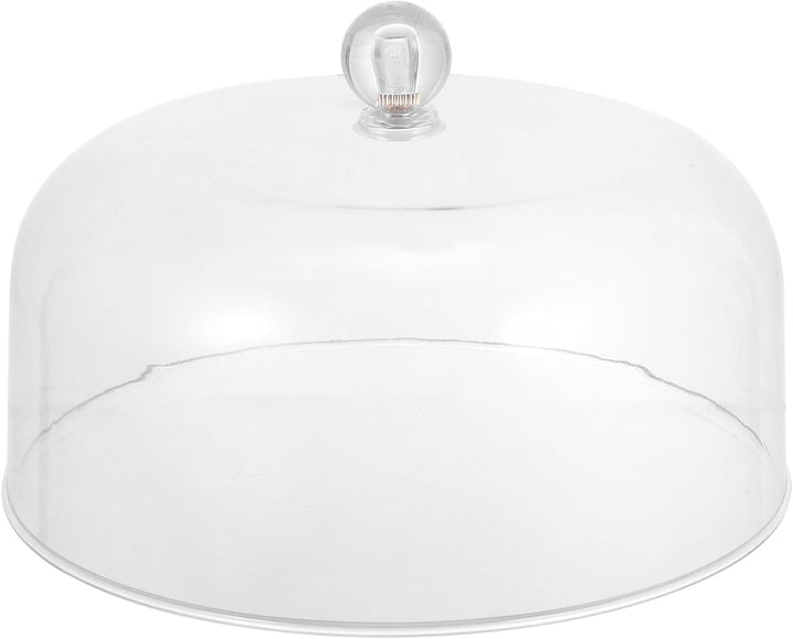 HEMOTON Transparente Lebensmittelabdeckung 6.7 Zoll Acryl Tortenglocke Staubdichte Kuchenhaube Prakt