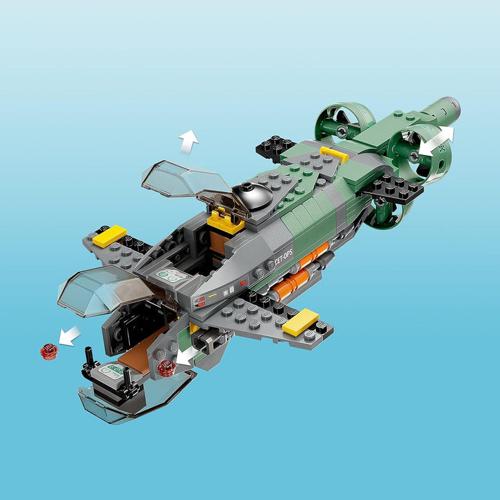 LEGO Avatar - Der Weg des Wassers Mako-U-Boot 75577 Baubares Spielzeugmodell, Unterwasser-Ozean-Set