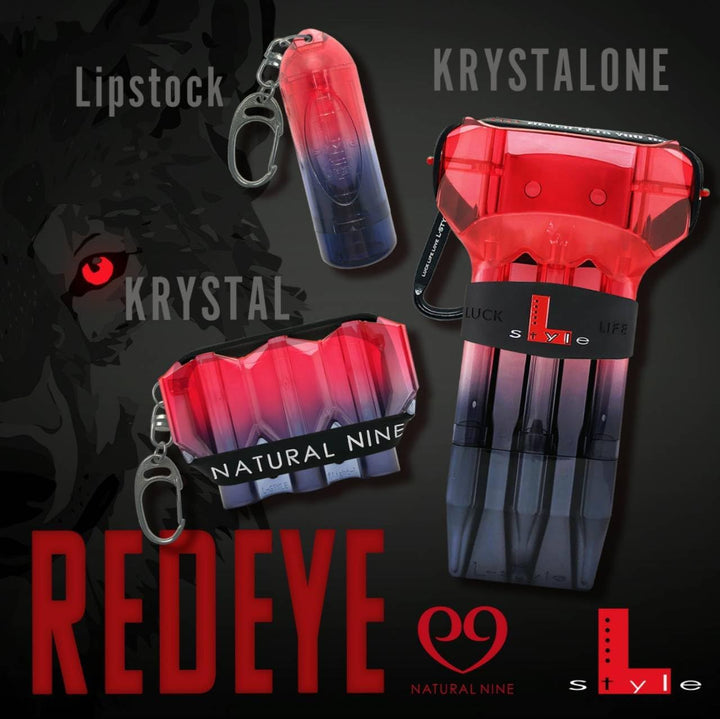 L-Style - Lipstock - Spitzencase - N9 Twin Color Rot - Schwarz, Rot - Schwarz