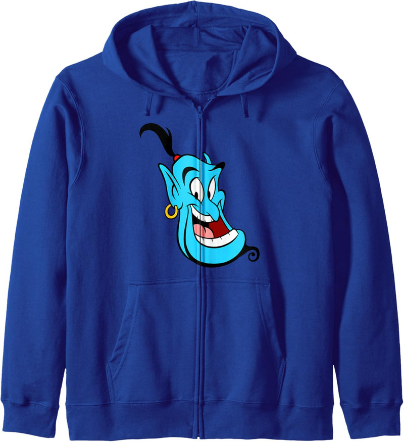 Disney Aladdin Genie Smiling Head Shot Portrait Kapuzenjacke