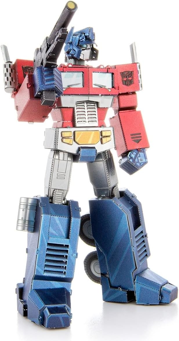 Metal Earth Fascinations Transformers Optimus Prime Color 3D-Modellbausatz aus Metall
