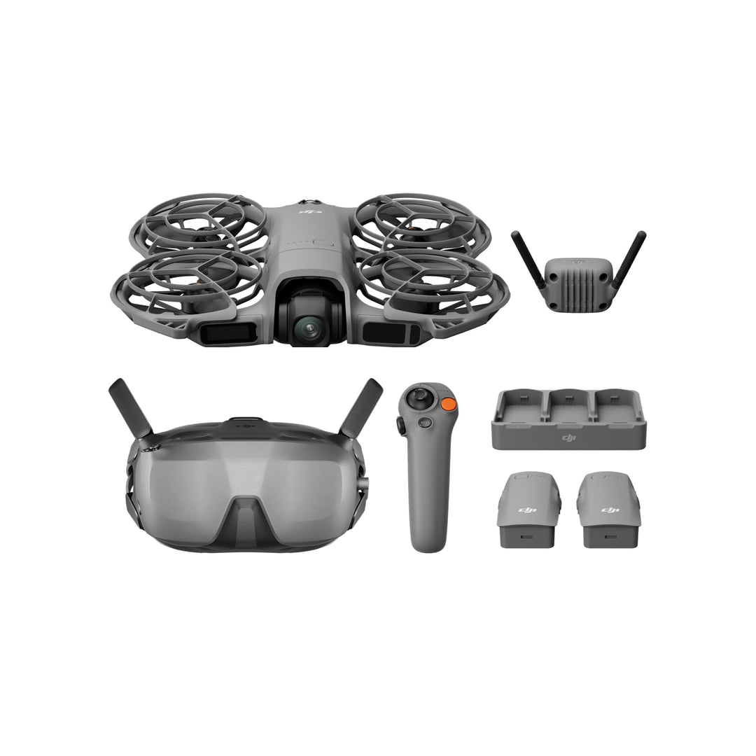 DJI Neo 2 Motion Fly More Combo mit RC Motion 3 und Goggles N3, Stabile Übertragung mit Digitalem Se