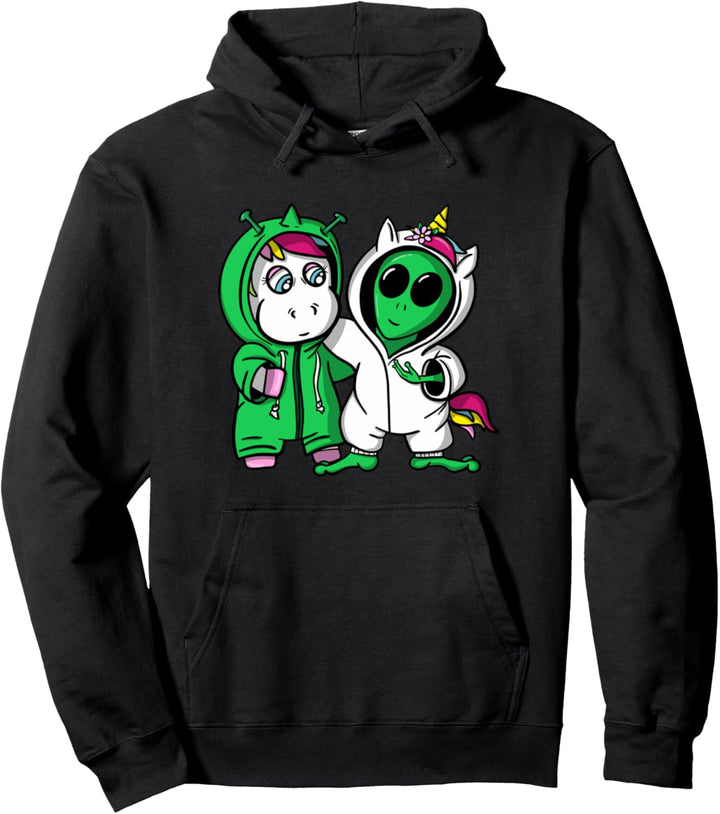 Einhorn Alien Best Friend Magical Creatures Geschenke Jungen Mädchen Pullover Hoodie