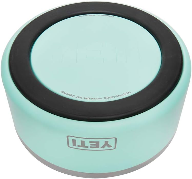 YETI Boomer 8 Hundenapf, Edelstahl, rutschfest, Fassungsvermögen: 1,8 l, Seafoam 3.5x8 Inch (Pack of
